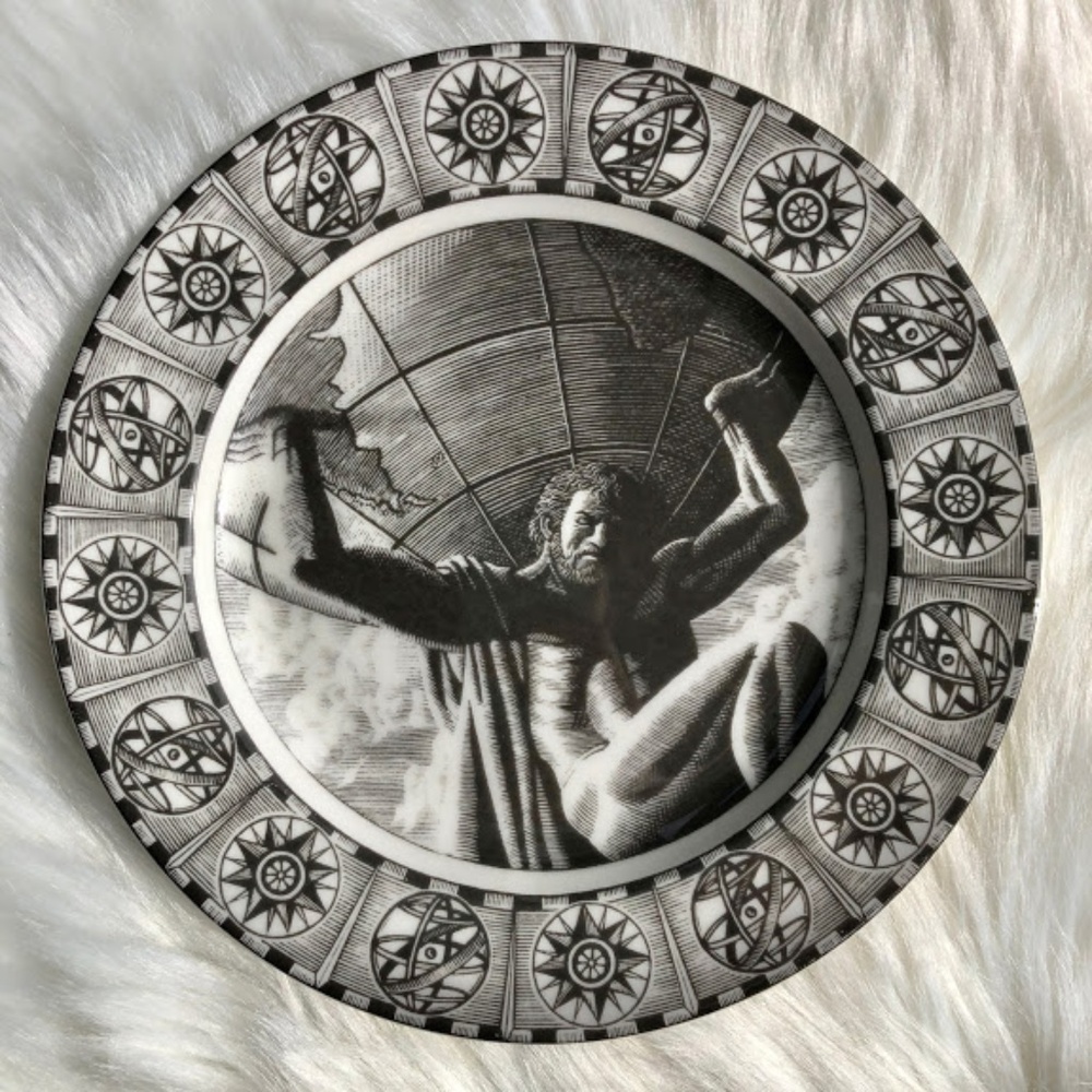 222 Fifth Slice of Life "Atlas" Salad Plate